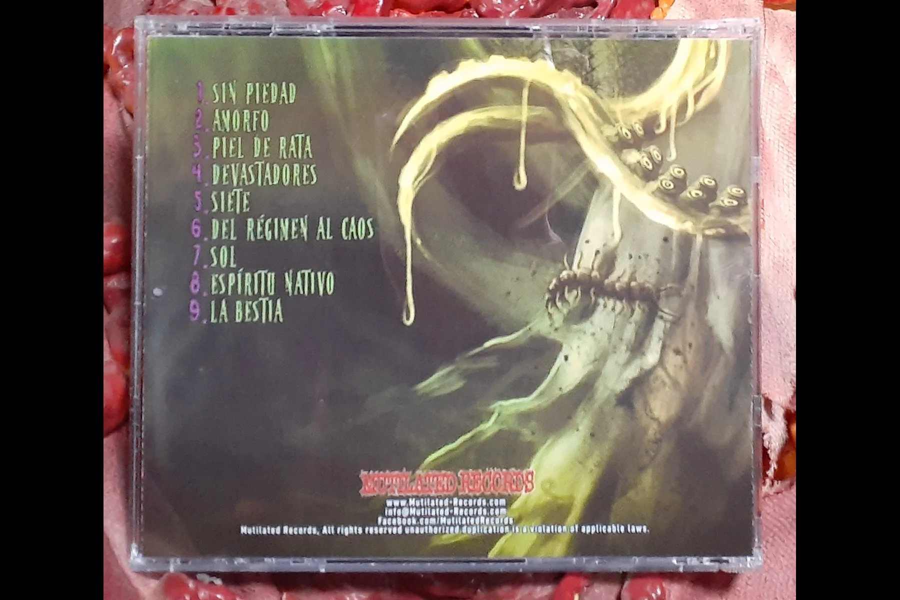 HORROR – Oculto CD — Ablated Records